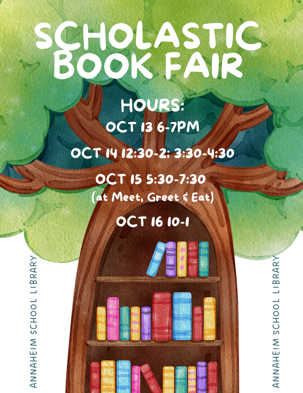 Book Fair is October 13-16