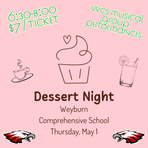 May 1: WCS Dessert Night
