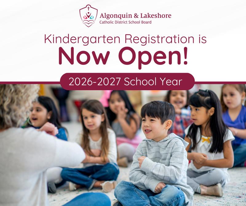 Kindergarten Registration is Now Open! 2026-2027 School Year