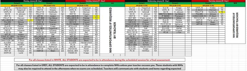 January 2026 Course Completion Schedule Featured Photo