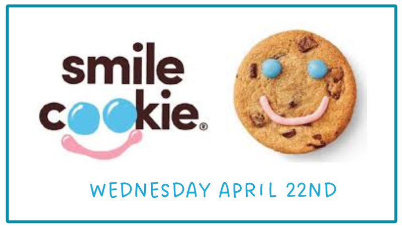 Smile Cookie Day - Wednesday April 22nd Featured Photo