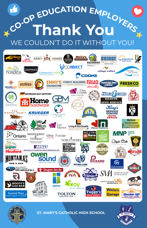 Thank you poster with numerous business logos included