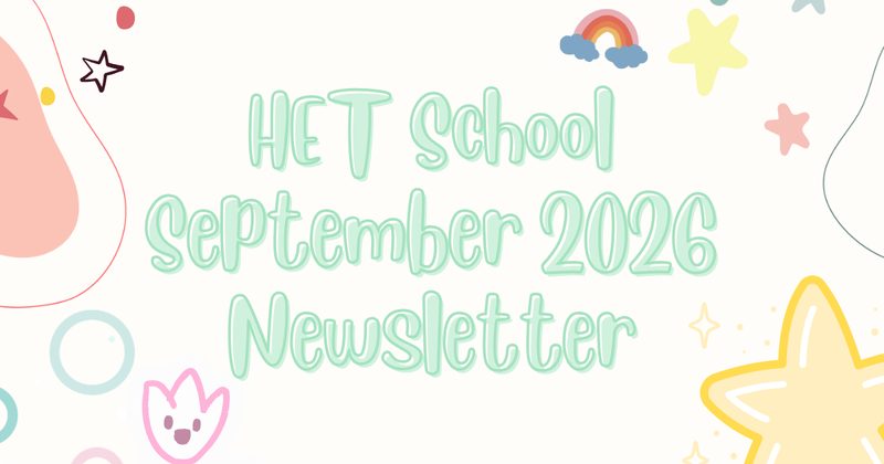 HET School Sept 2026 News Featured Photo