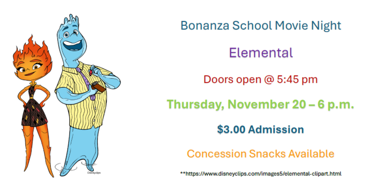 Bonanza School Newsletter Nov. 18, 2025
