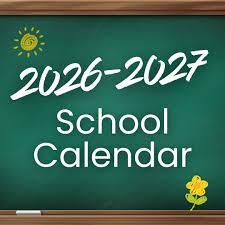2026-2027 School Calendar Featured Photo