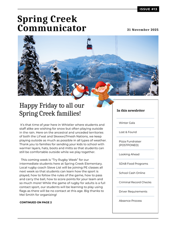 Spring Creek Communicator Featured Photo