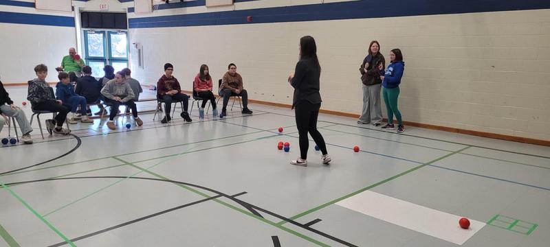 Boccia Ball is fun!