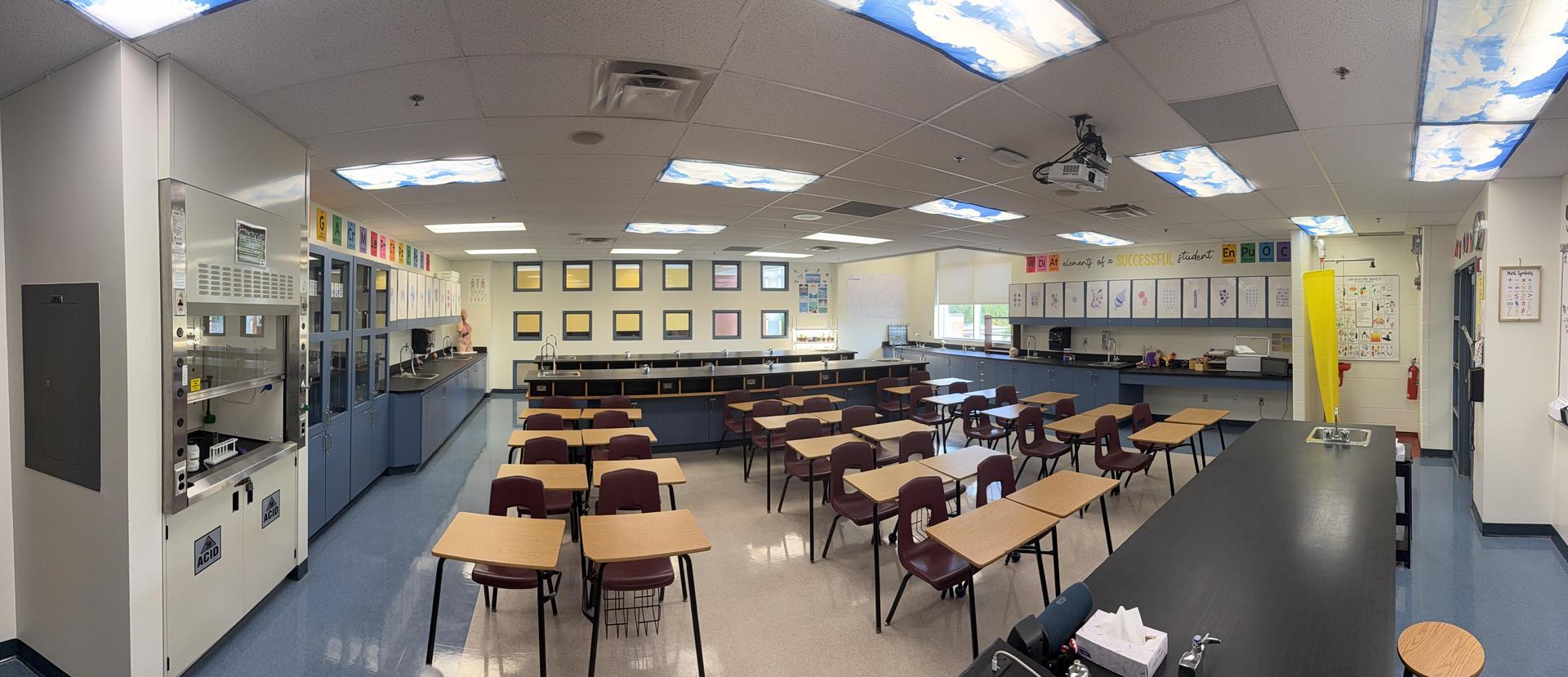 Science classroom at STA