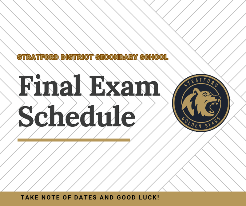 final exam schedule
