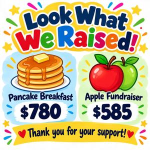 apple fundraising poster