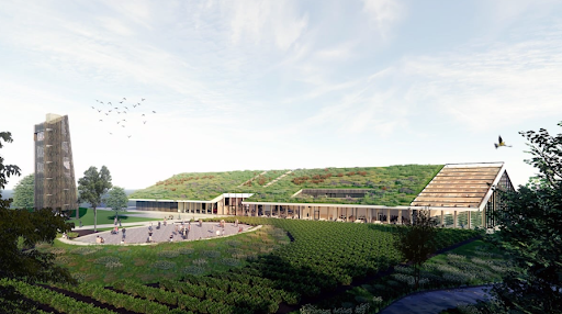 Architectural concept of the new Agri-Food Discovery Centre