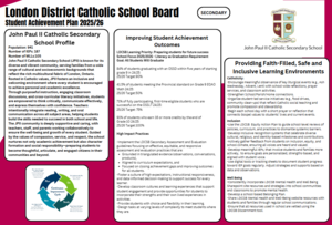 Student Achievement plan