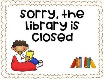 Library closed
