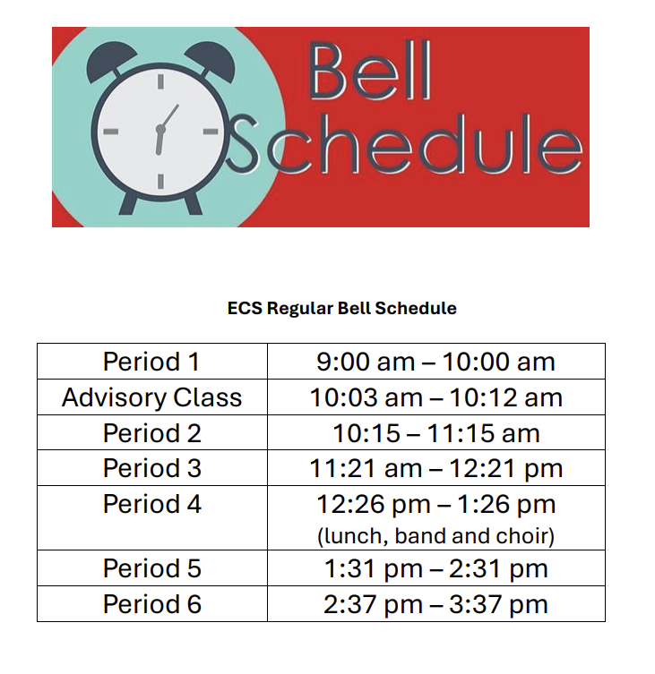 bell schedule