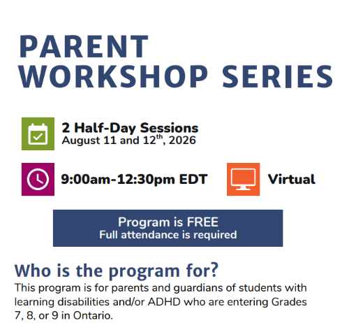 Parent Workshop Series Featured Photo