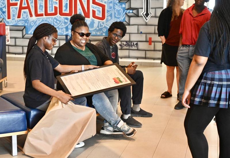 Author gifts commemorative Black History Month Poem to Secondary Schools