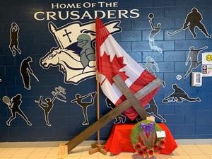 Foyer Flag Remembrance day.jpg