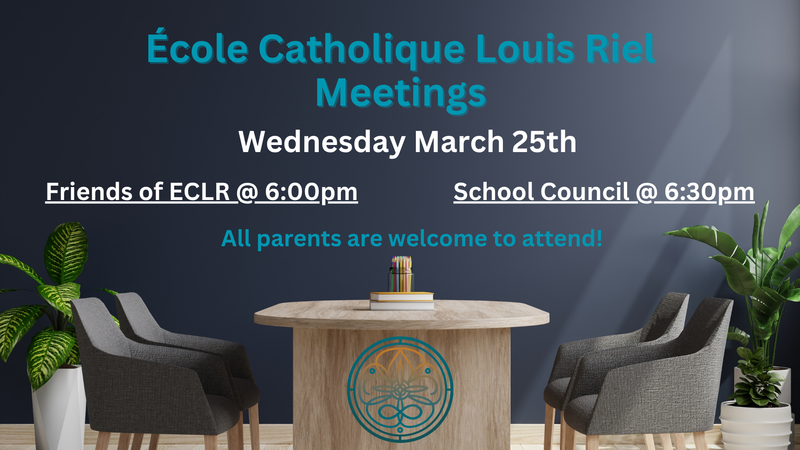 Parent Meetings Wednesday March 25th