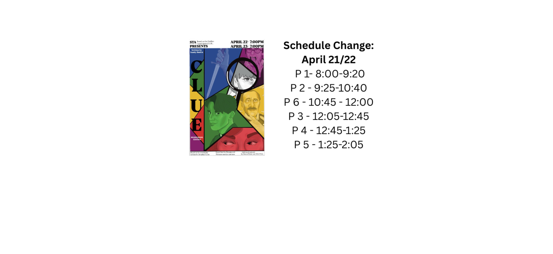 schedule change