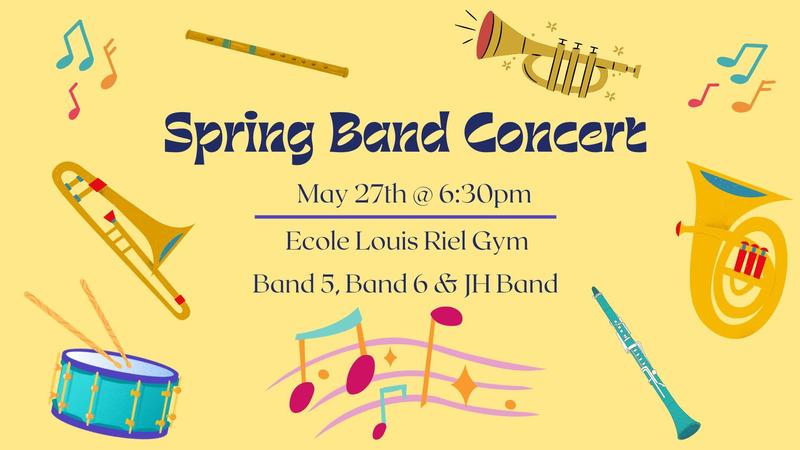Spring Band Concert - May 27th @ 6:30 pm Featured Photo