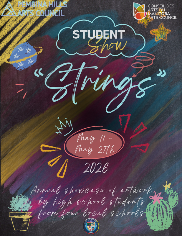 An announcement of student work and the dates