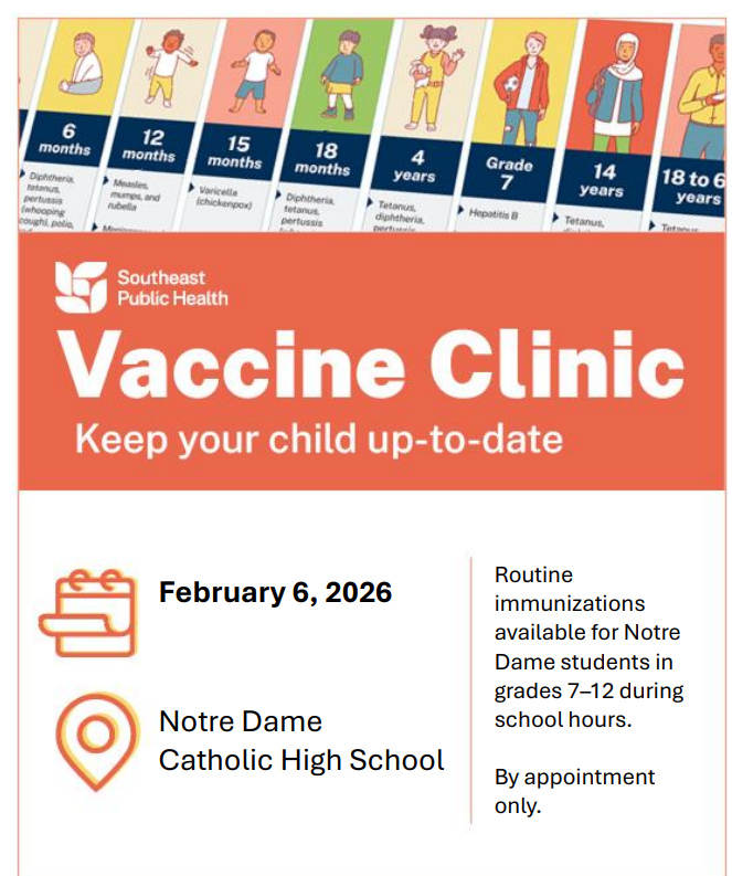 Vaccine Clinic February 6, 2026 Featured Photo