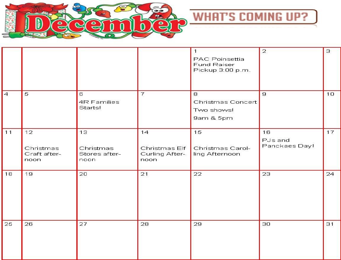 Calendars Calendars Cawston Primary School