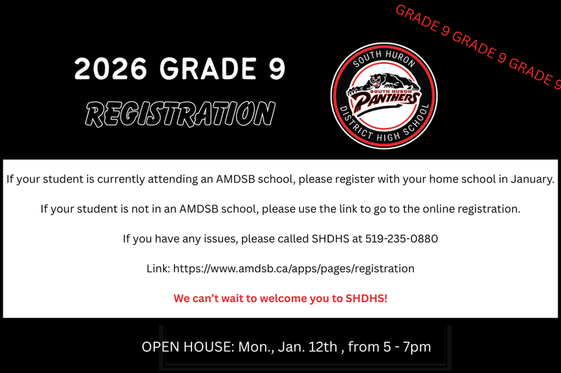 Grade 9 Registration
