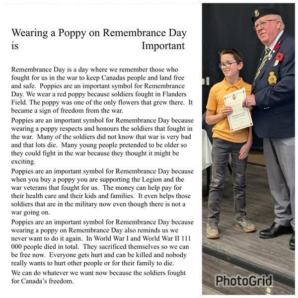 Remembrance Day Contest