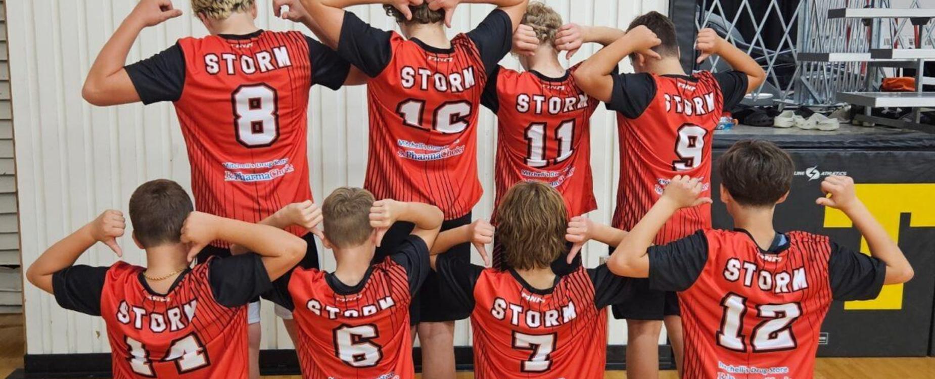Boys Volleyball team Storm