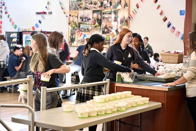 NCC students offered hot lunch each Tuesday.