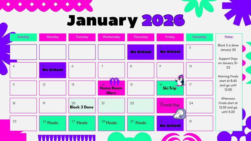 January 2026 Calendar