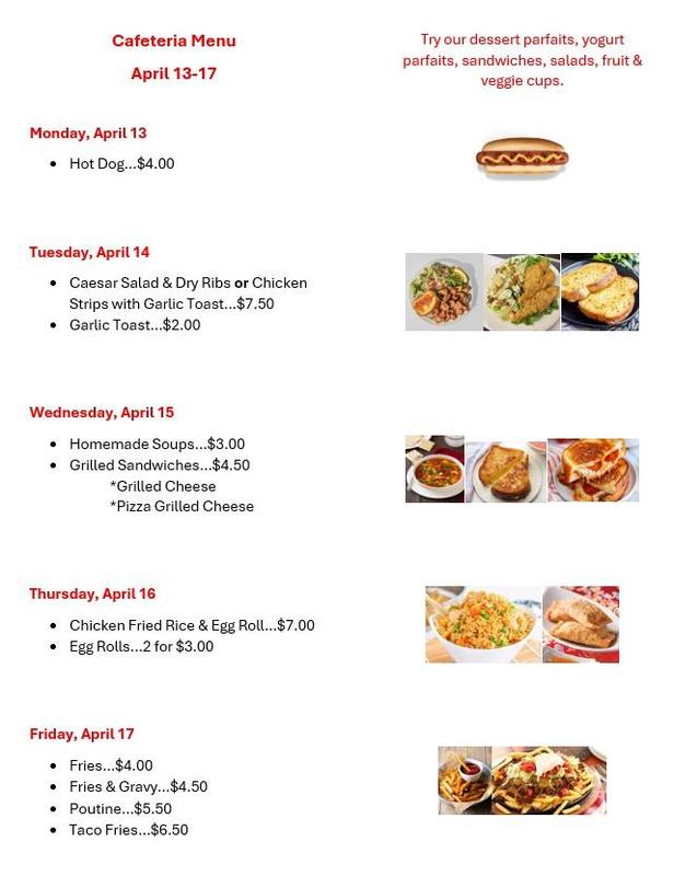 WCS Menu April 13-17 Featured Photo