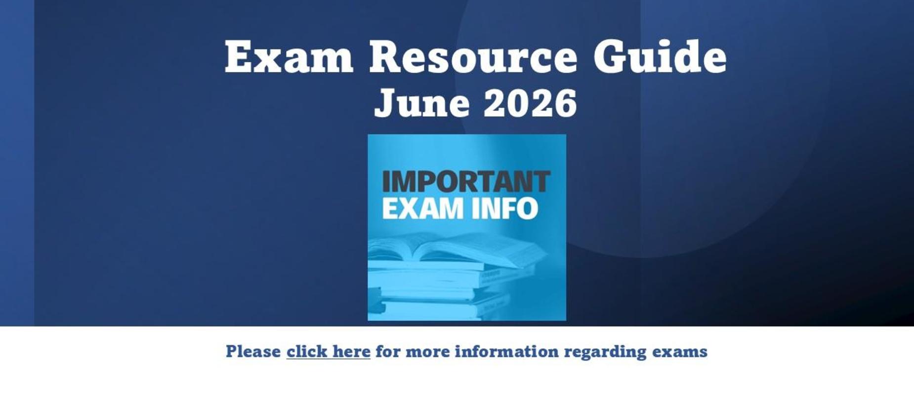 exam resource guide
