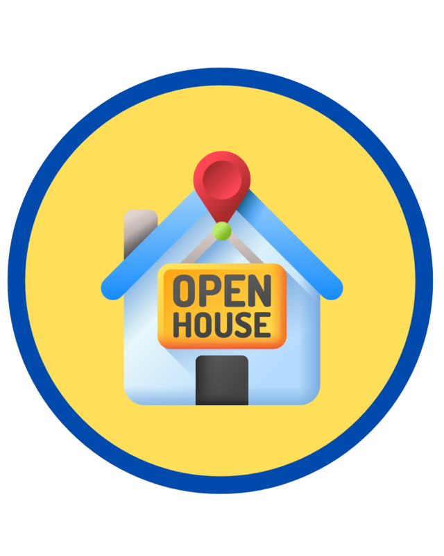 Open House sign