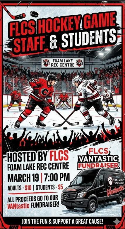 Staff vs. Student Hockey game