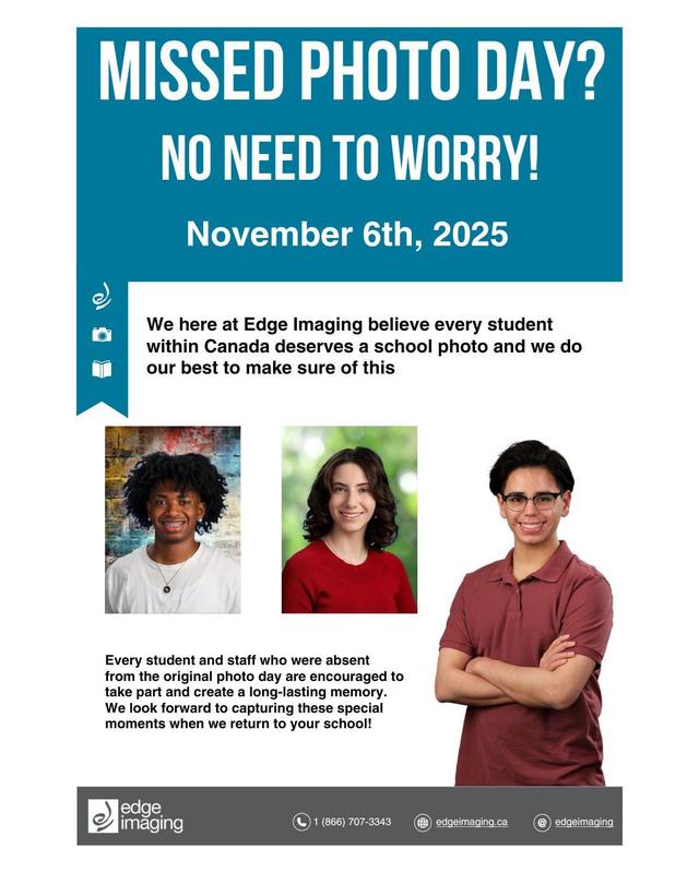 Photos of 3 different students