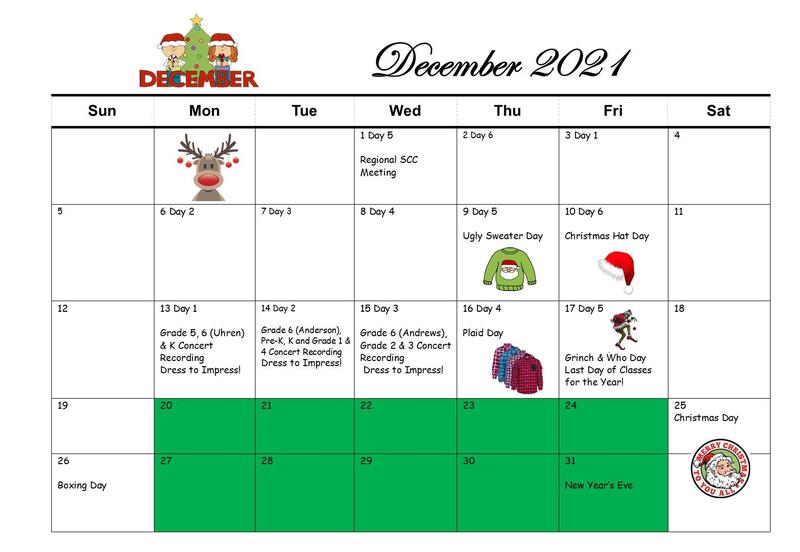 December Calendar