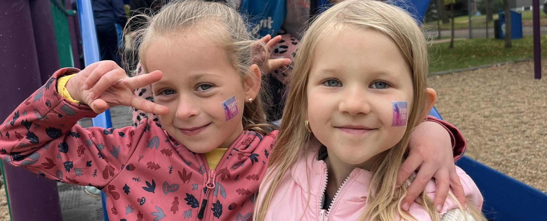 students at Terry Fox Walk