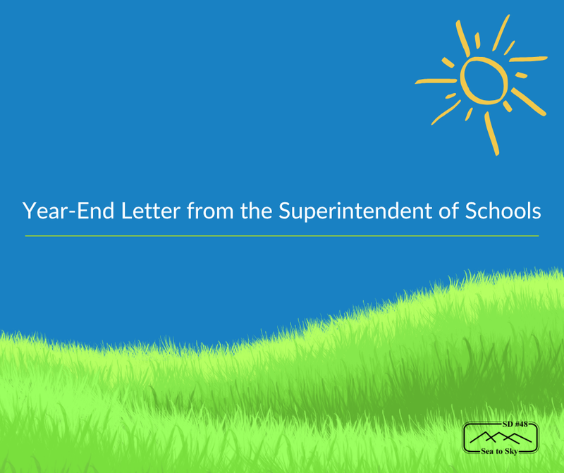 2025-2026 Year-End Letter from the Superintendent of Schools Featured Photo