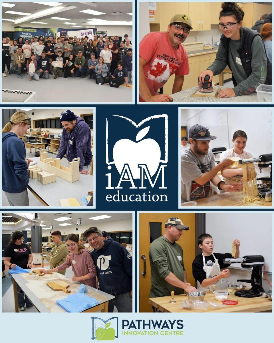 collage of photos from the trades and tapas event