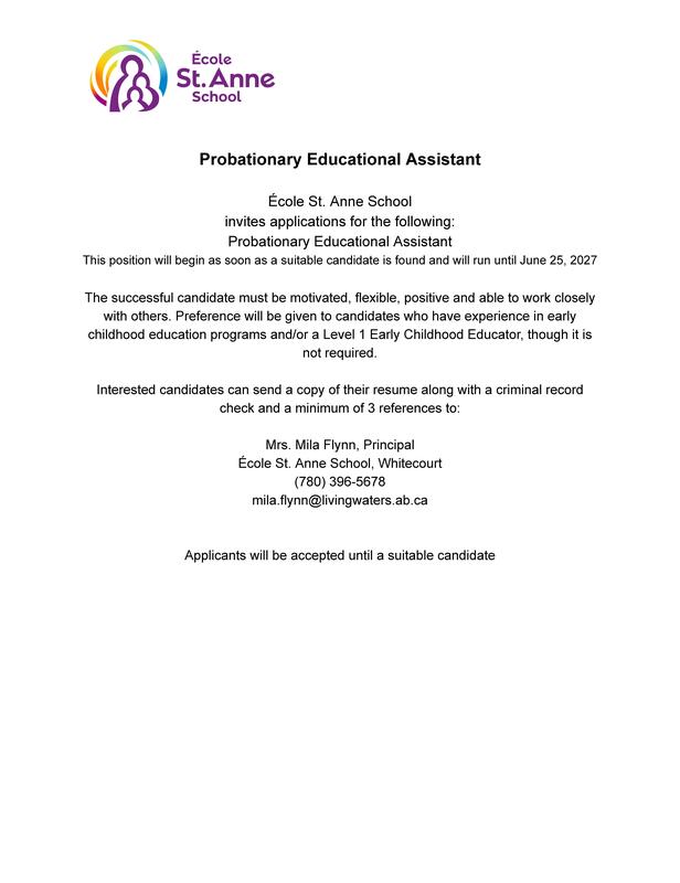 Employment Opportunity