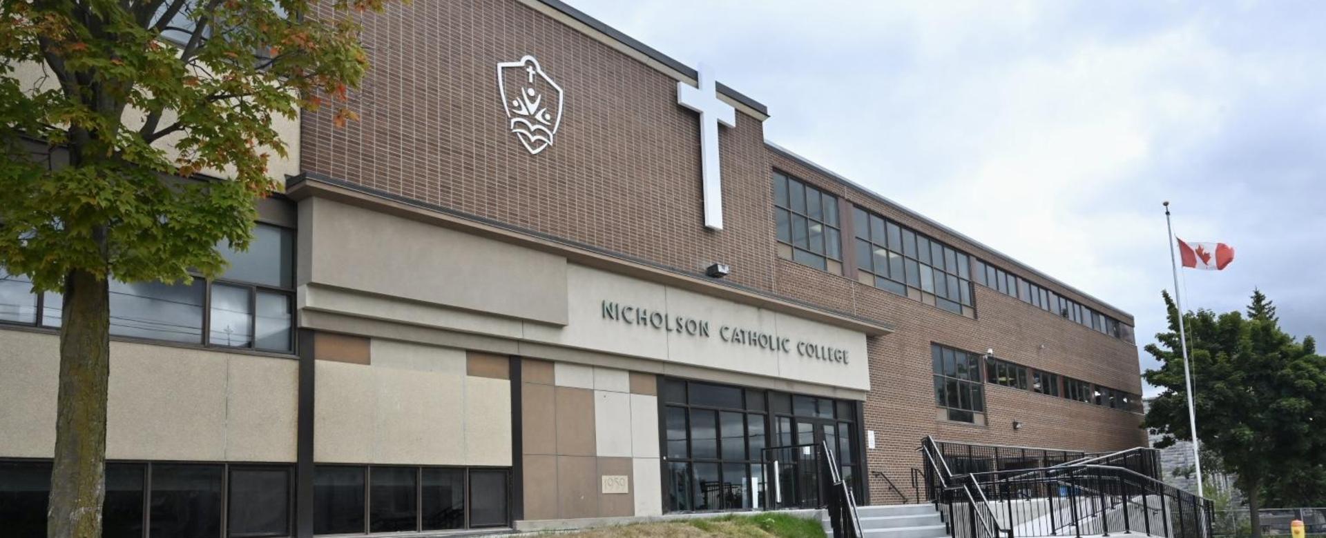 Exterior of Nicholson Catholic College.