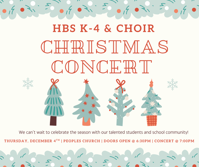 HBS K-4 Christmas Concert