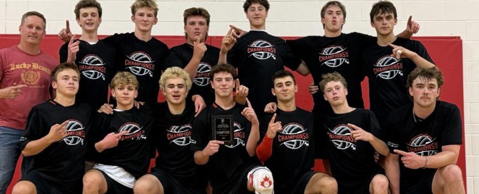 SV Boys VBall Tourney Winners - Oct 2 and 3