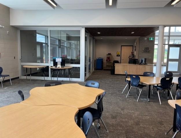 Library tables and desk