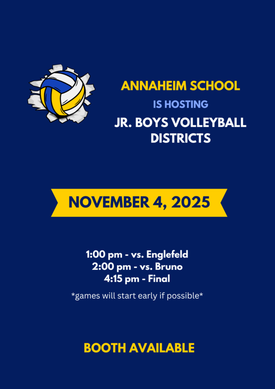junior boys vball districts