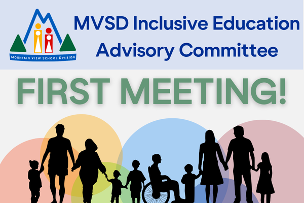 MVSD Inclusive Education Advisory Committee - First meeting announcement.