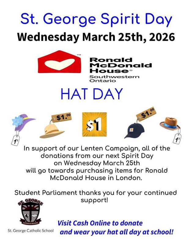 Hat Day - March 25th