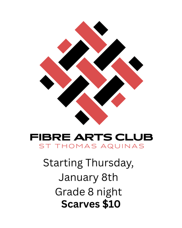 Fibre arts club scarves $10